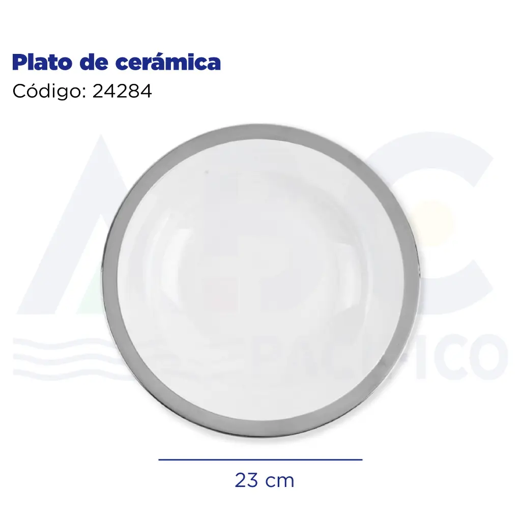 Plato de cerámica