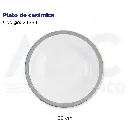 Plato de cerámica