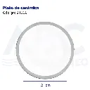 Plato de cerámica