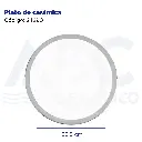 Plato de cerámica