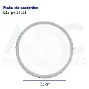 Plato de cerámica