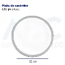 Plato de cerámica