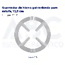 Quemador de hierro galvanizado para estufa, 13,5 cm