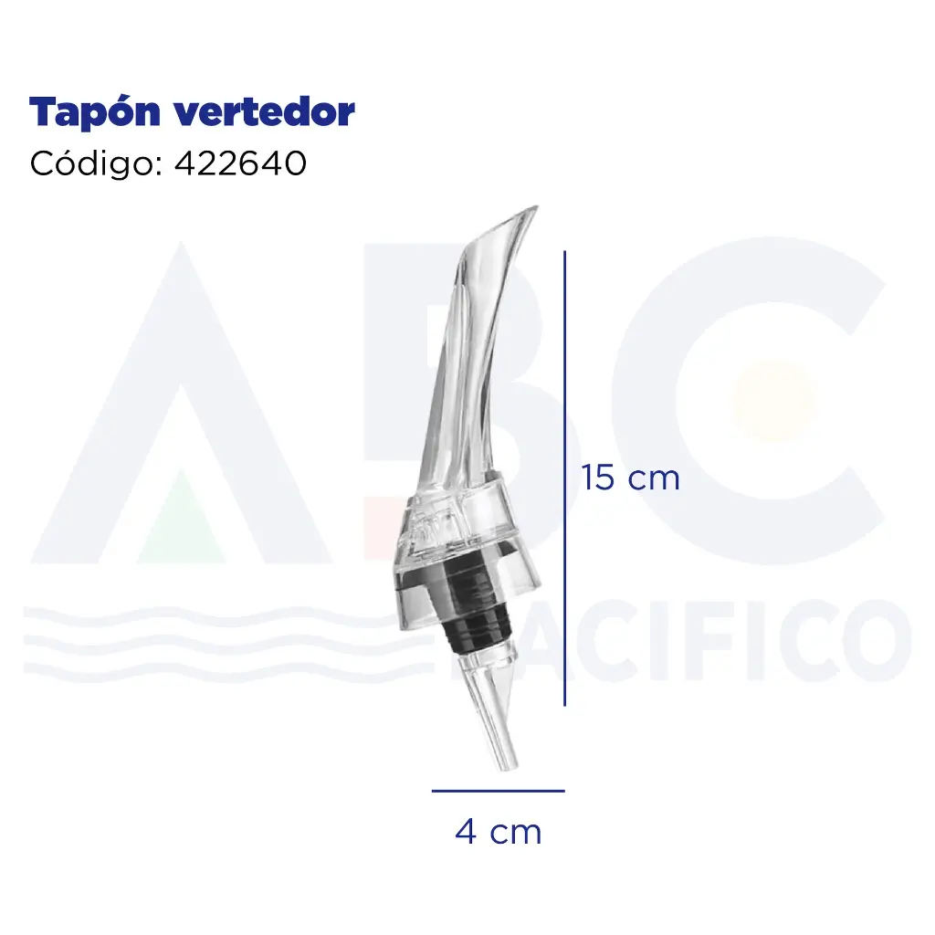 Tapón vertedor