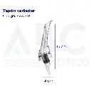 Tapón vertedor
