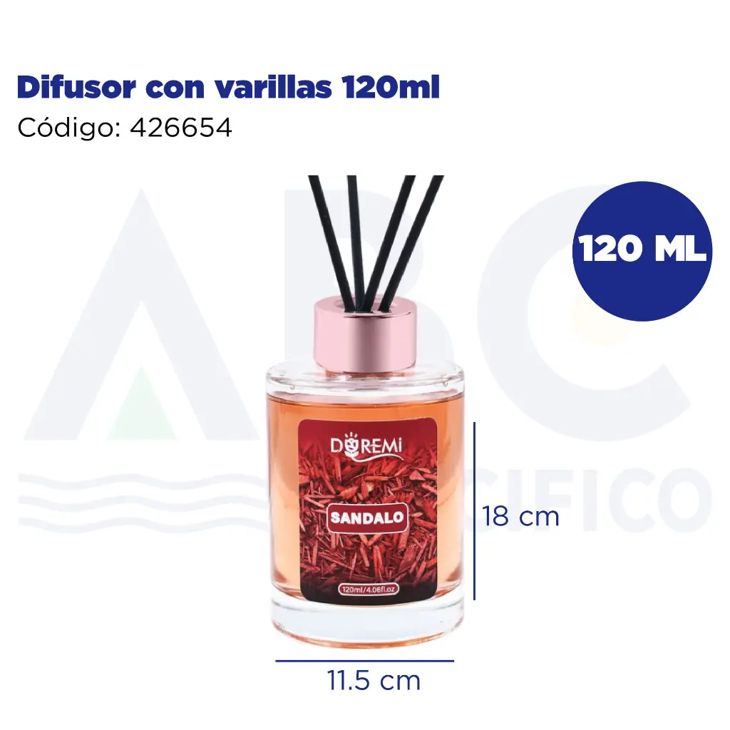 Difusor con varillas 120ml