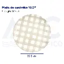 Plato de cerámica 10.5"