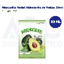 Mascarilla facial hidratante de frutas 30ml