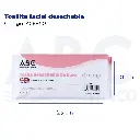 Toallita facial desechable