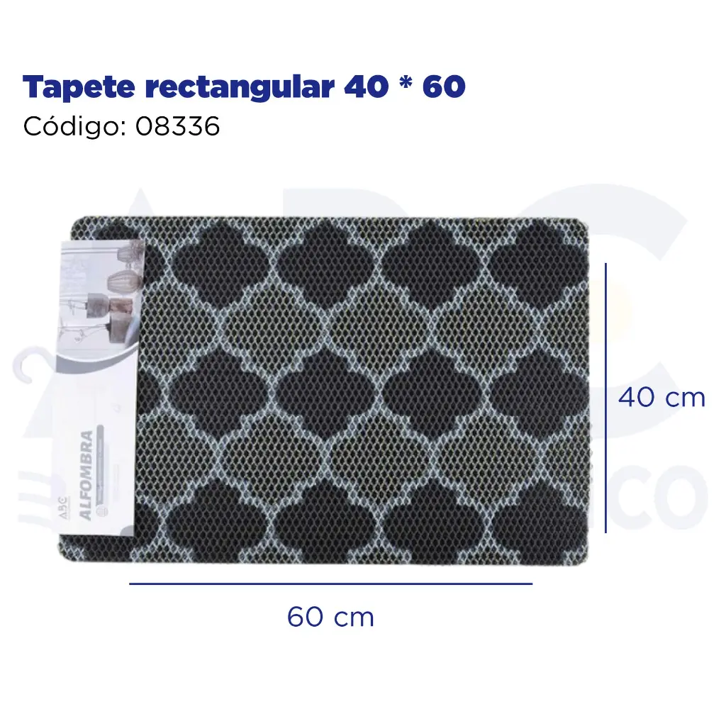Tapete rectangular 40 * 60