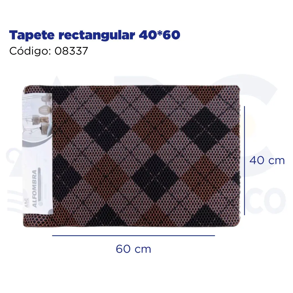 Tapete rectangular 40 * 60