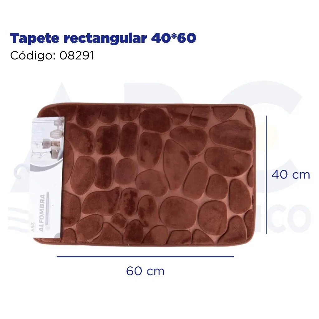 Tapete rectangular 40*60