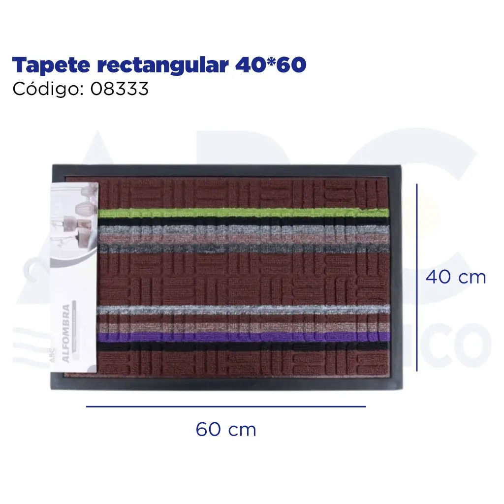 Tapete rectangular 40*60