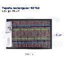 Tapete rectangular 40*60