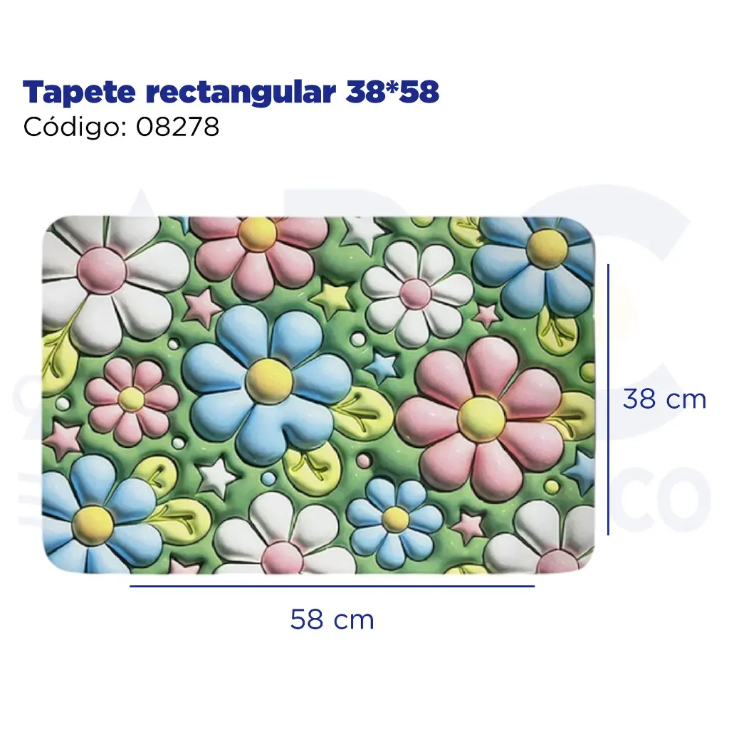 Tapete rectangular 38*58