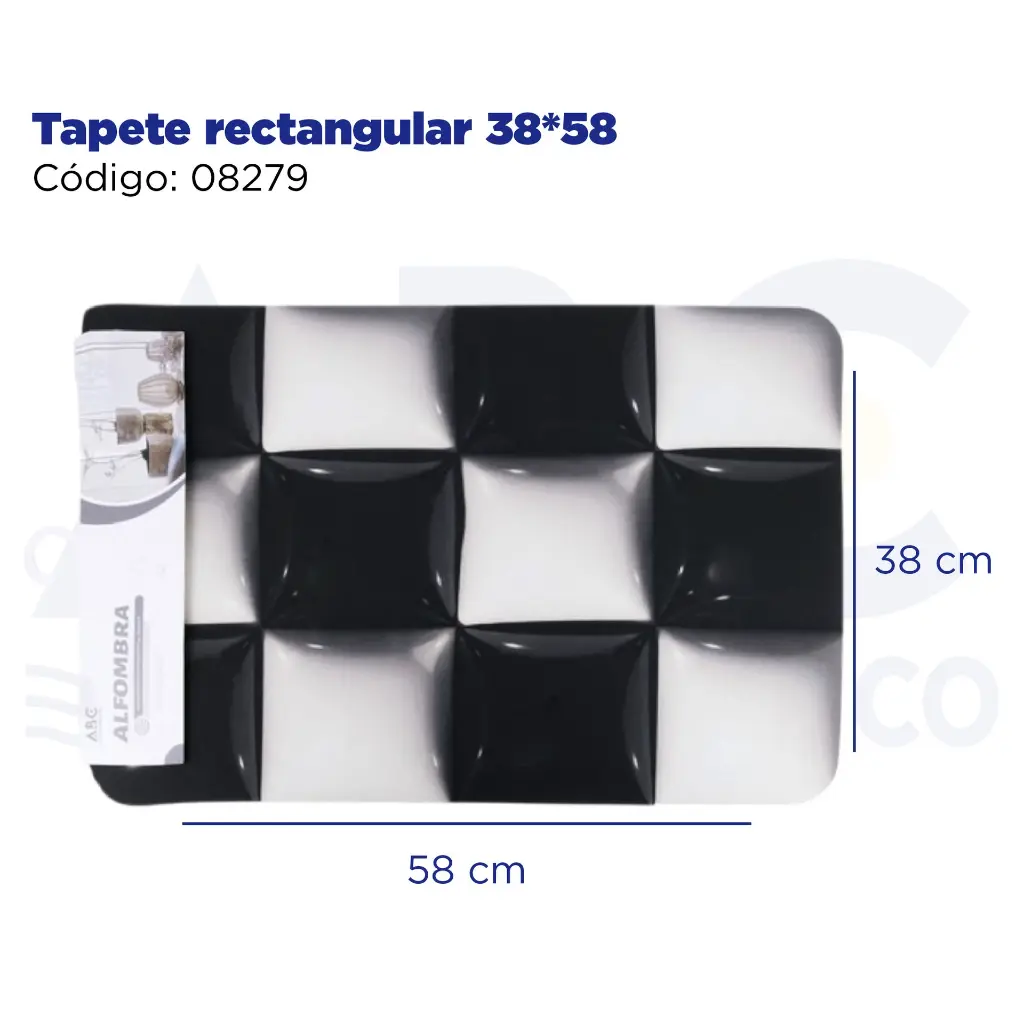 Tapete rectangular 38*58