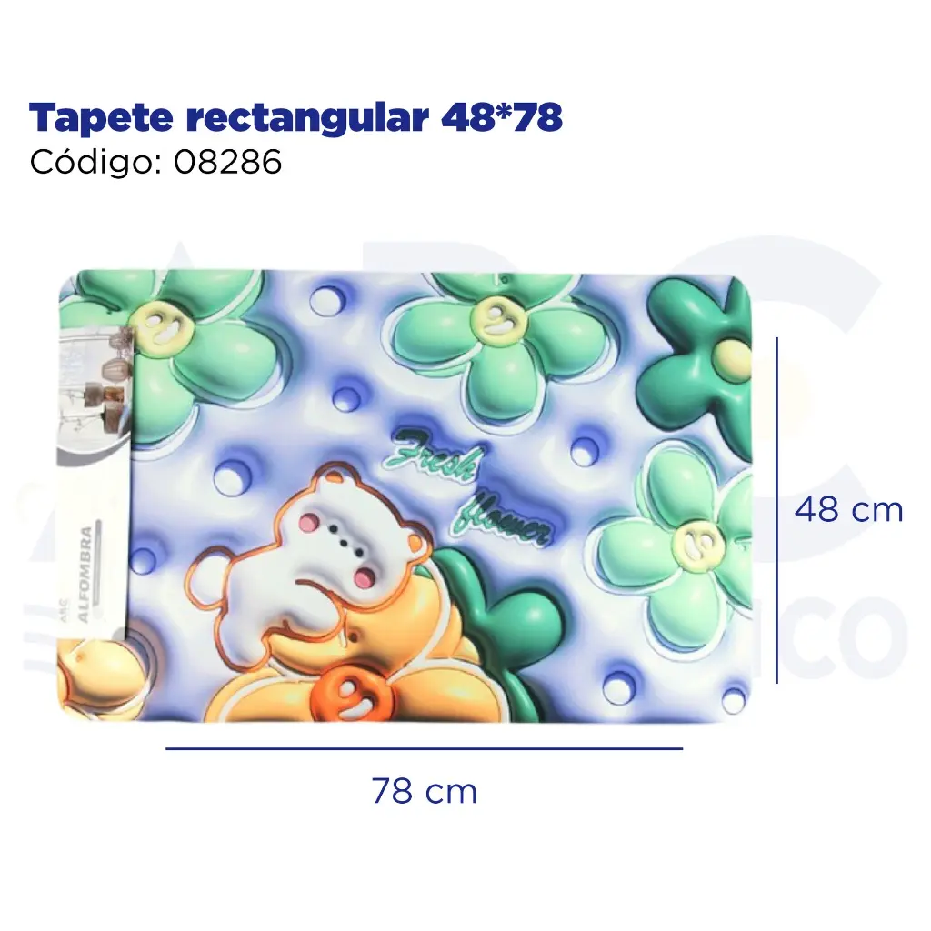 Tapete rectangular 48*78