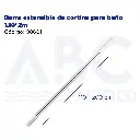Barra extensible de cortina para baño 1.10*2m