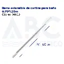 Barra extensible de cortina para baño 0.70*1.20m