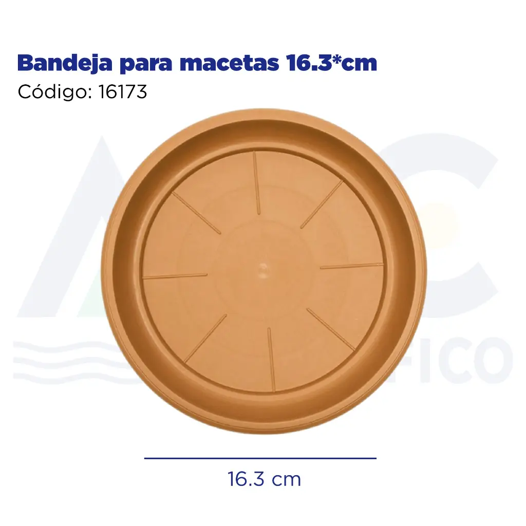 Bandeja para macetas 16.3*cm