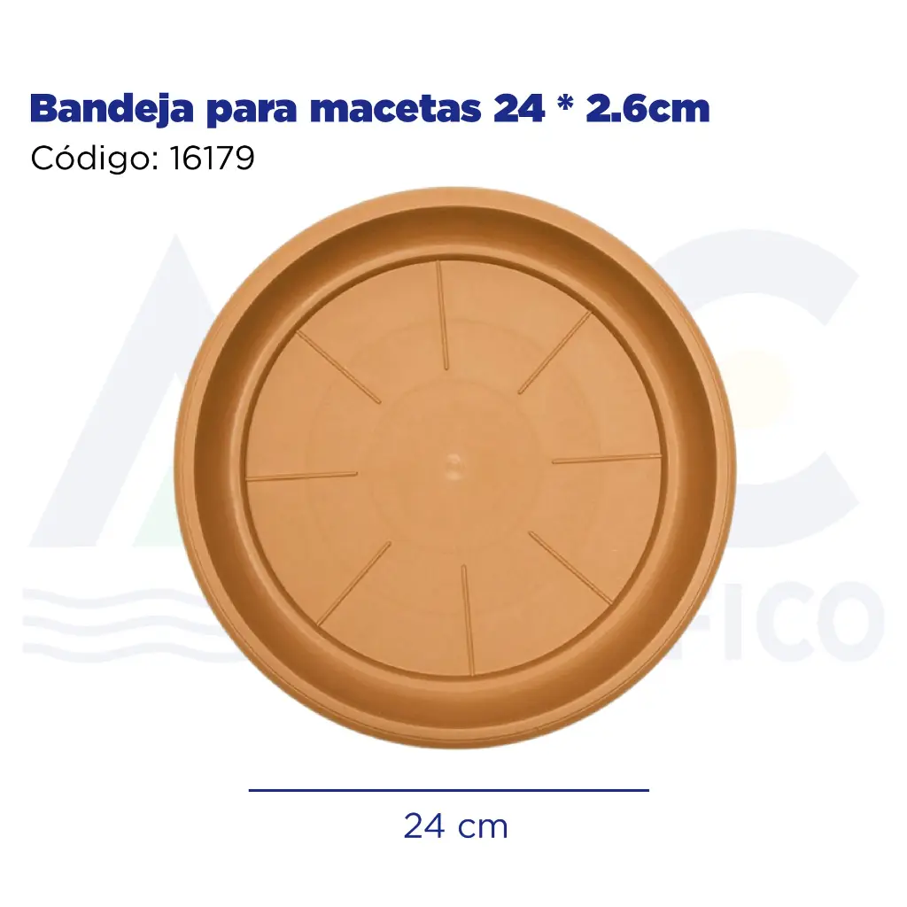 Bandeja para macetas 24 * 2.6cm