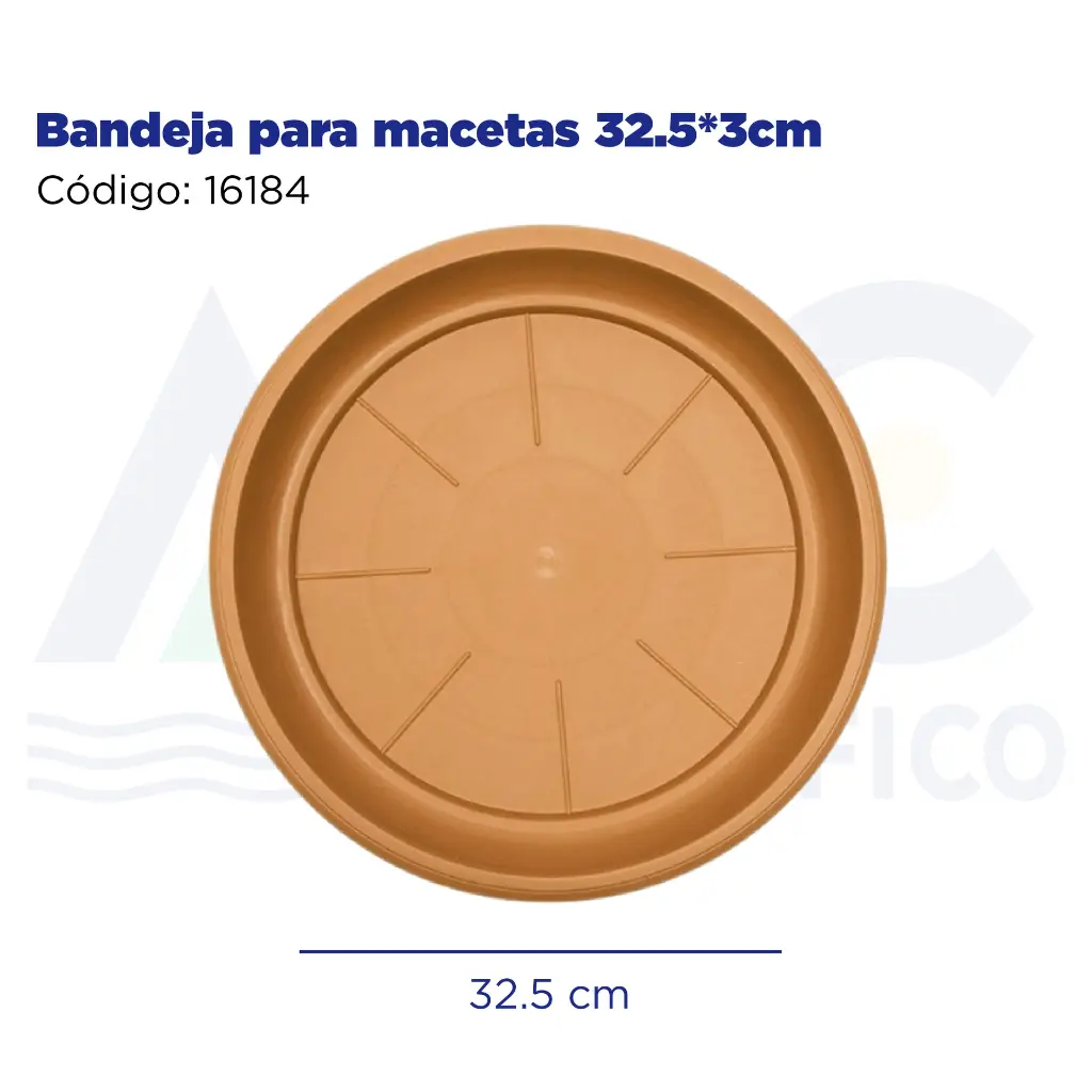 Bandeja para macetas 32.5*3cm