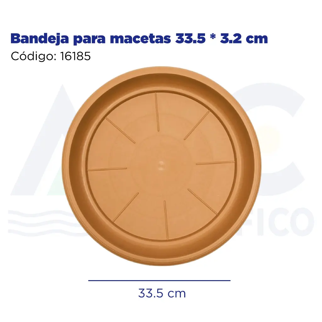 Bandeja para macetas 33.5 * 3.2 cm