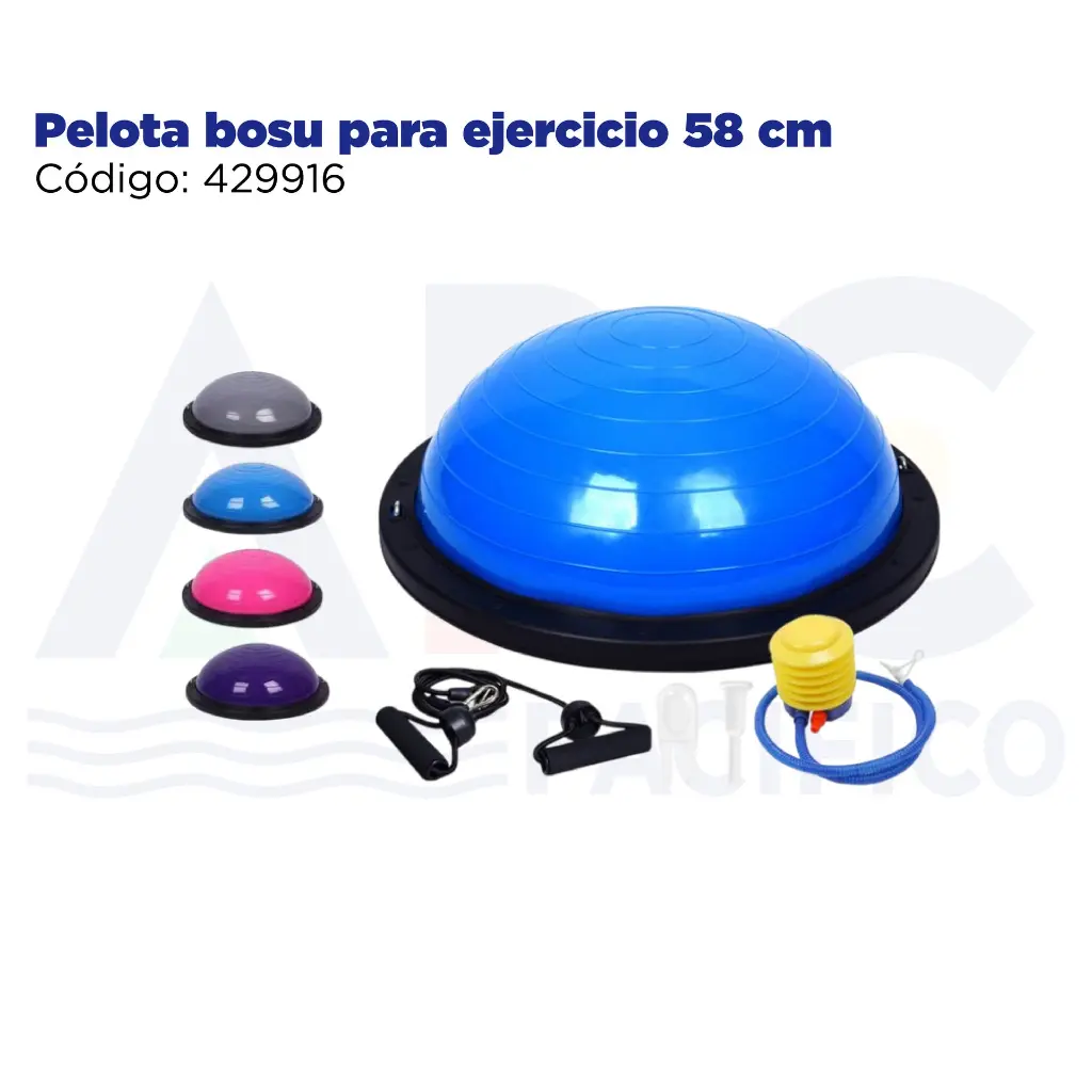 Pelota bosu para ejercicio 58 cm