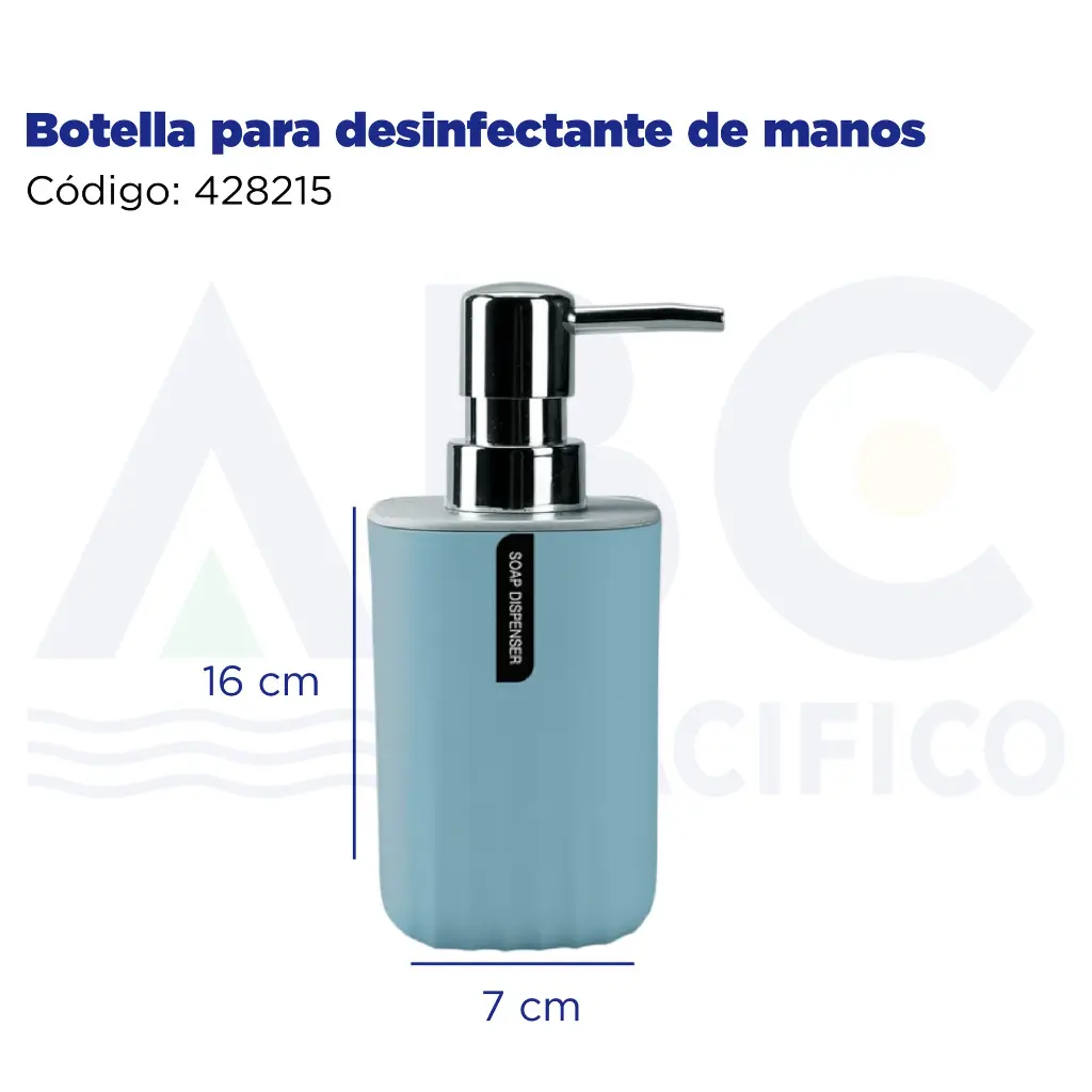 Botella para desinfectante de manos