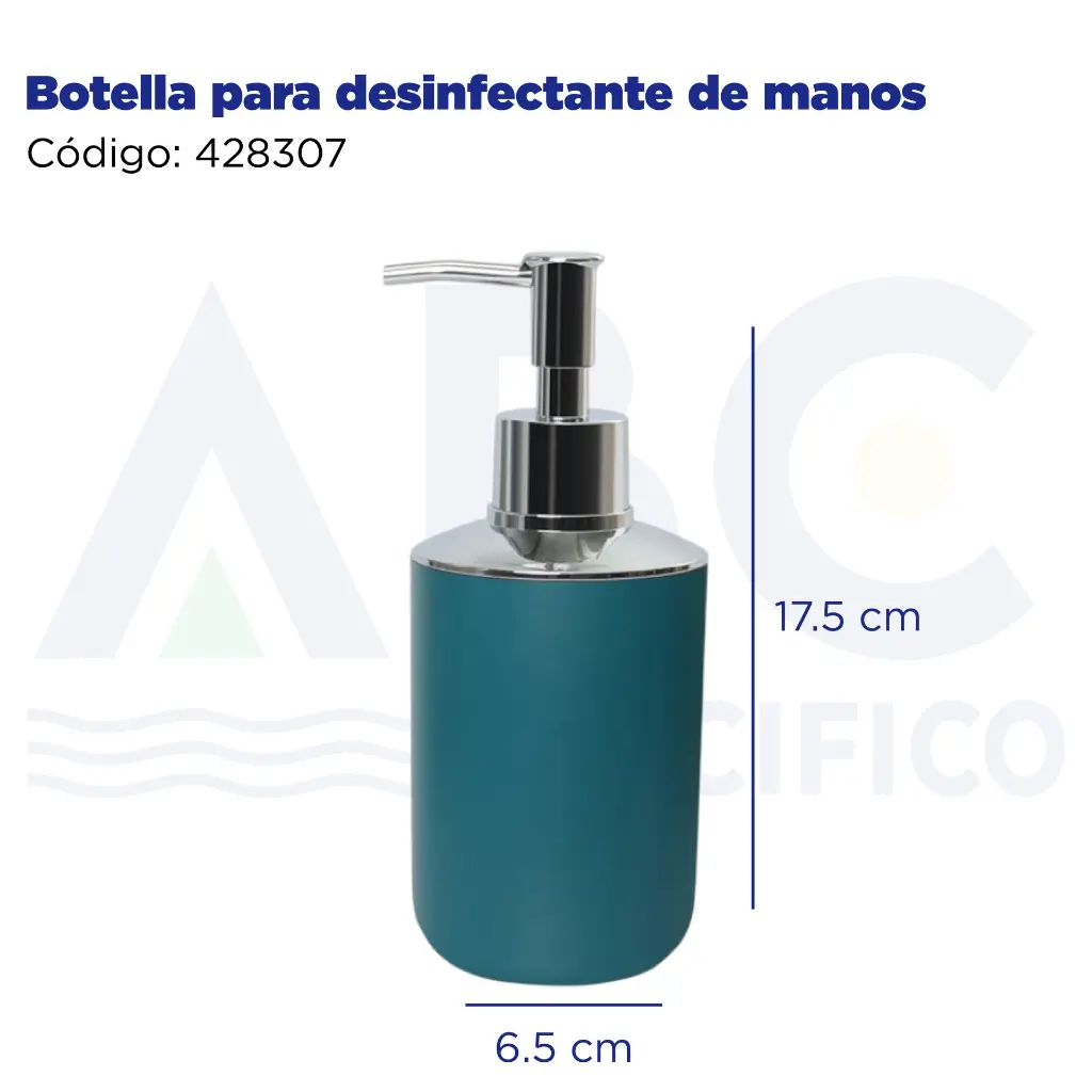 Botella para desinfectante de manos