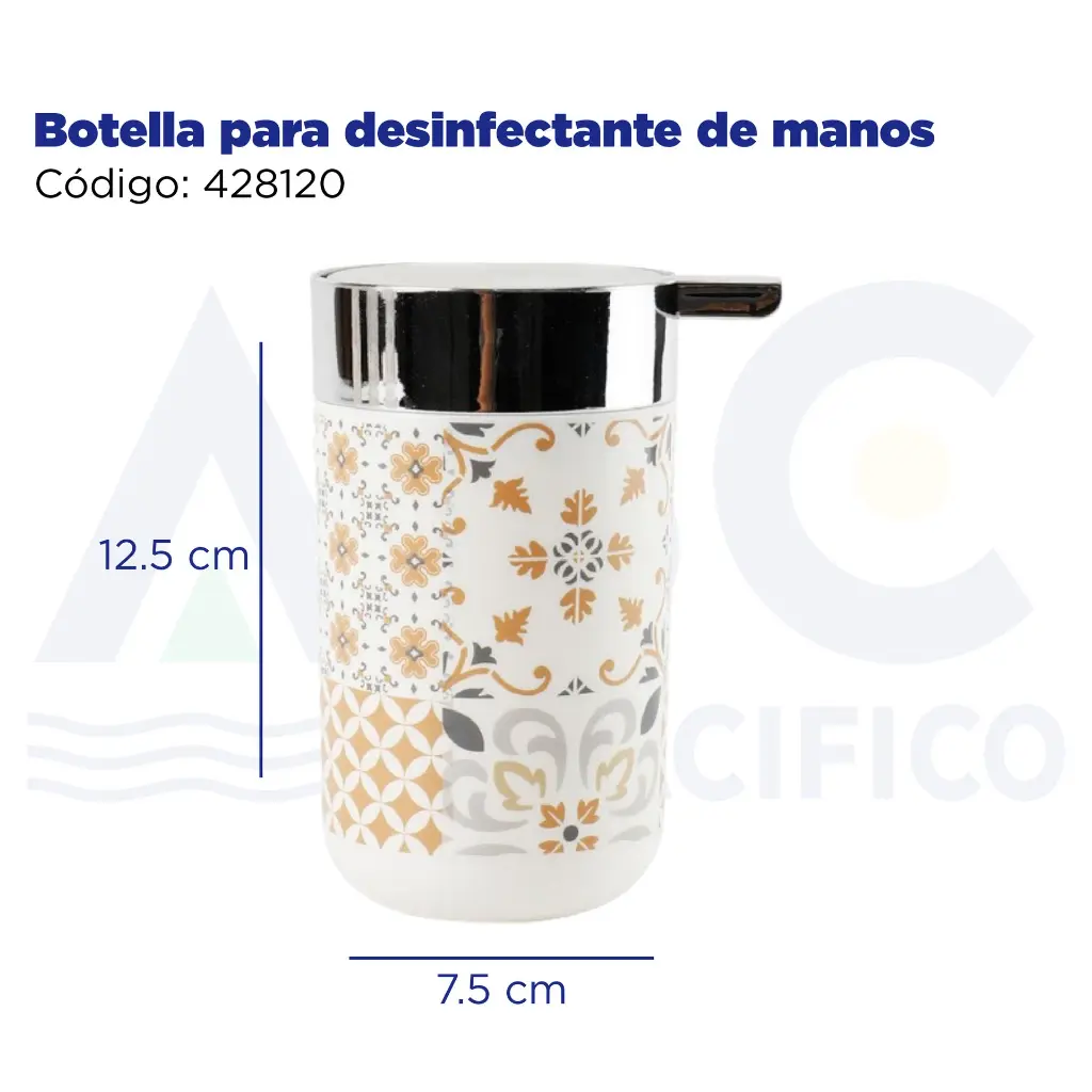 Botella para desinfectante de manos