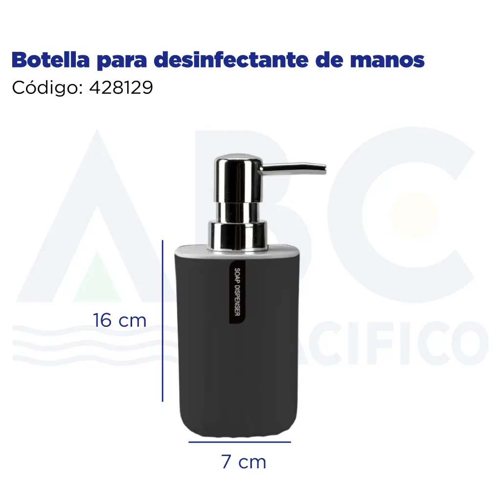 Botella para desinfectante de manos
