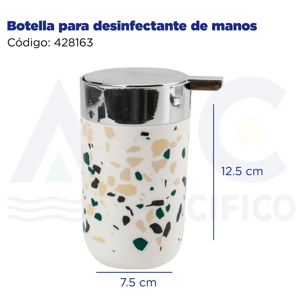 Botella para desinfectante de manos