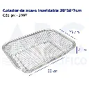 Colador de acero inoxidable 38*28*7cm