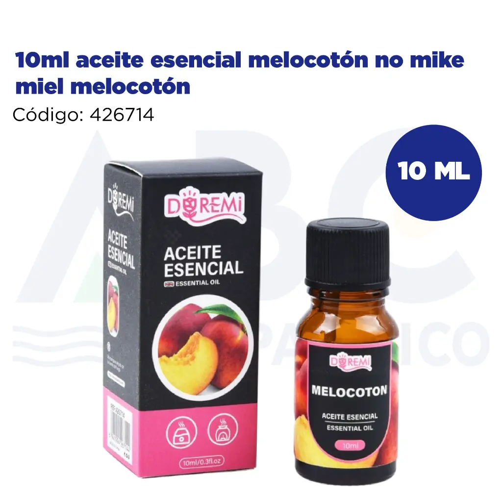 10ml aceite esencial melocotón no mike miel melocotón
