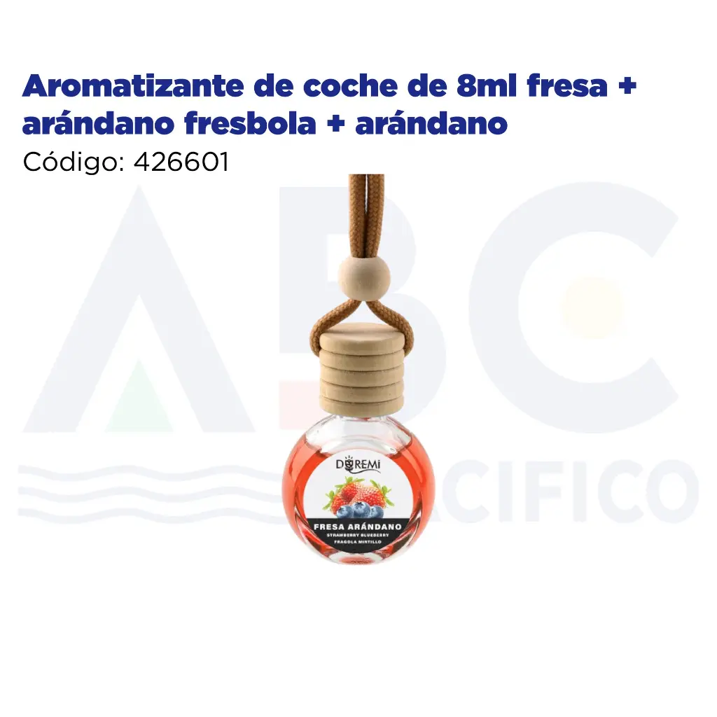 Aromatizante de coche de 8ml fresa + arándano fresbola + arándano