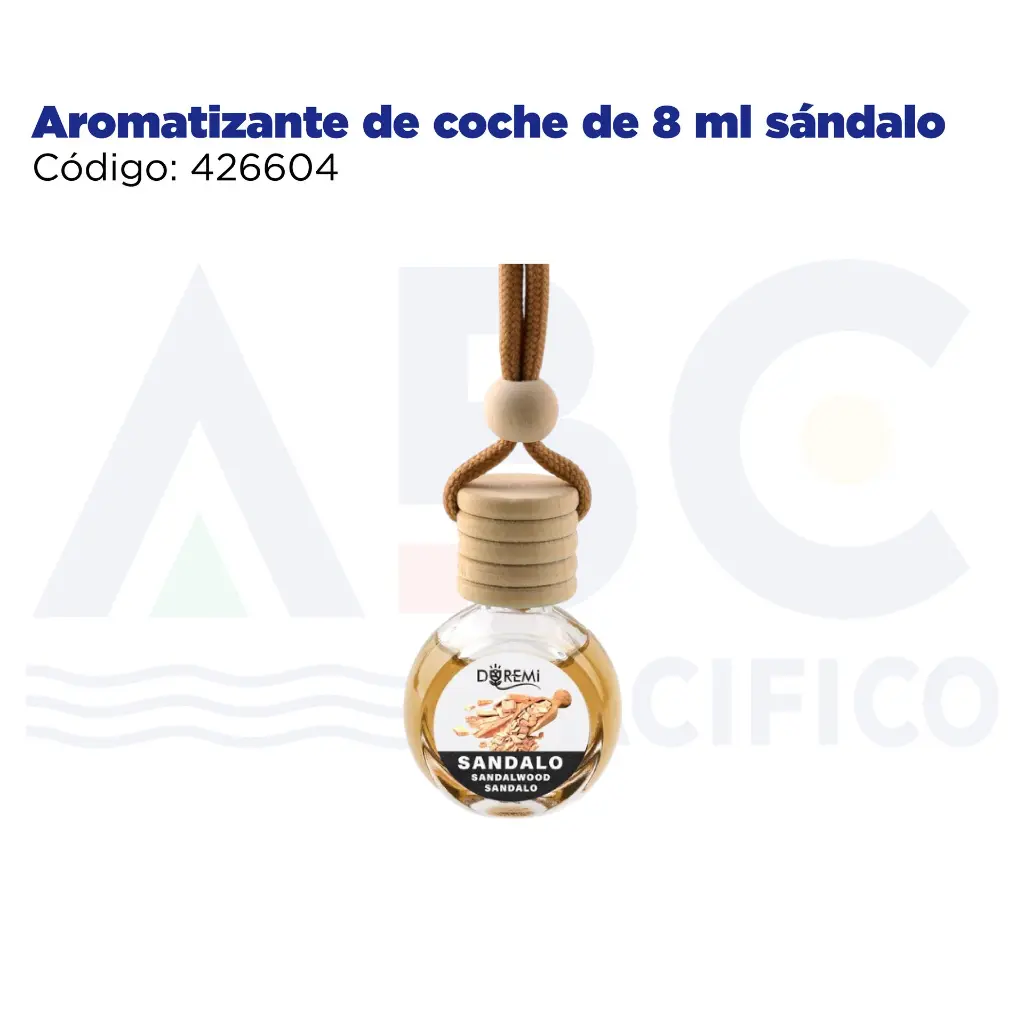 Aromatizante de coche de 8 ml sándalo