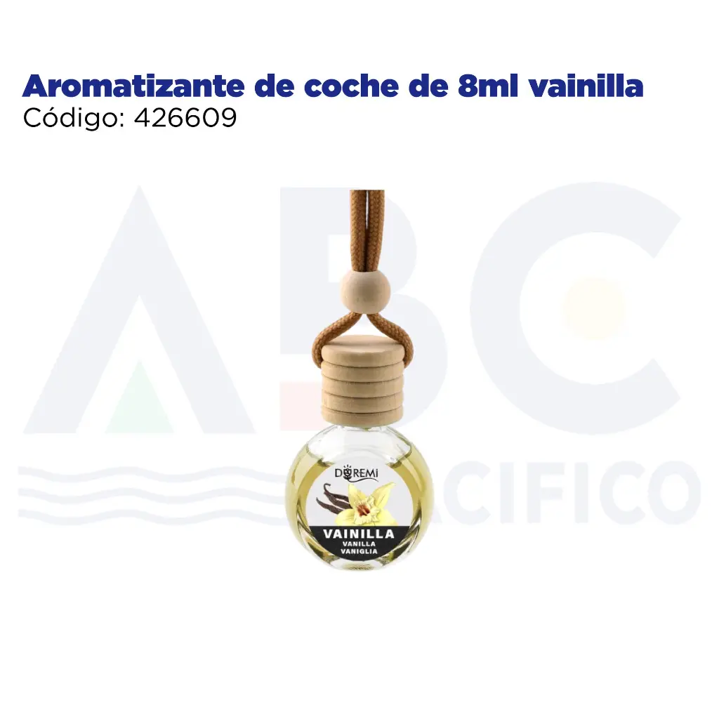Aromatizante de coche de 8ml  vainilla