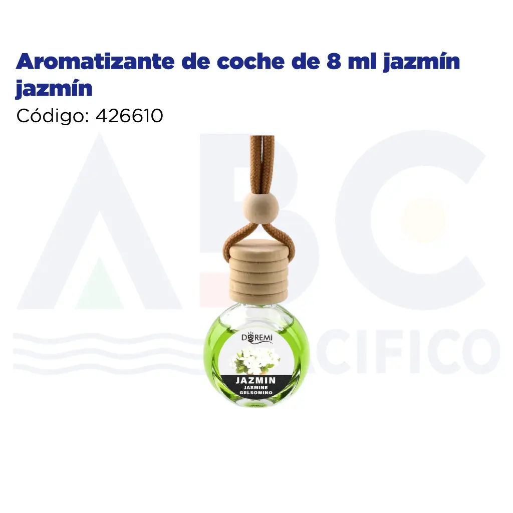 Aromatizante de coche de 8 ml jazmín jazmín
