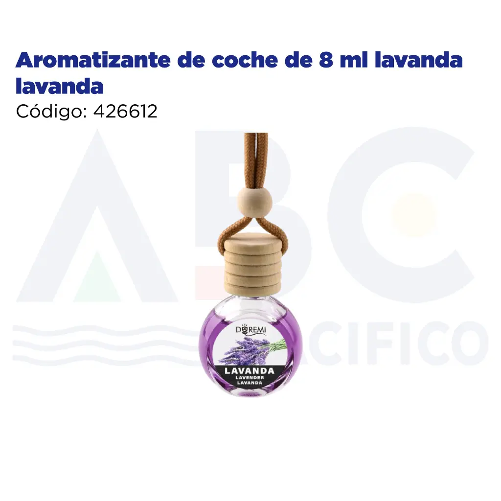 Aromatizante de coche de 8 ml lavanda lavanda