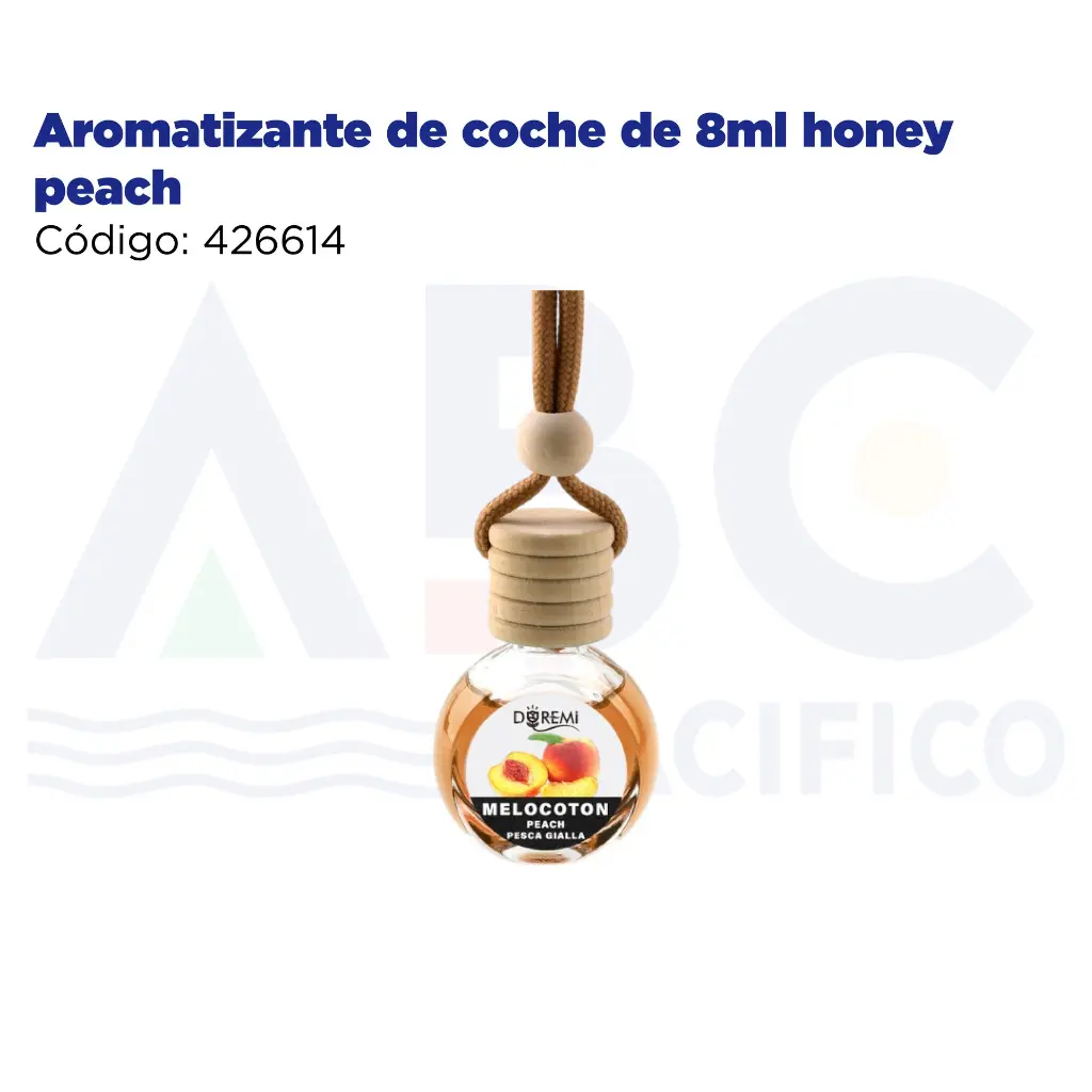 Aromatizante de coche de 8ml honey peach