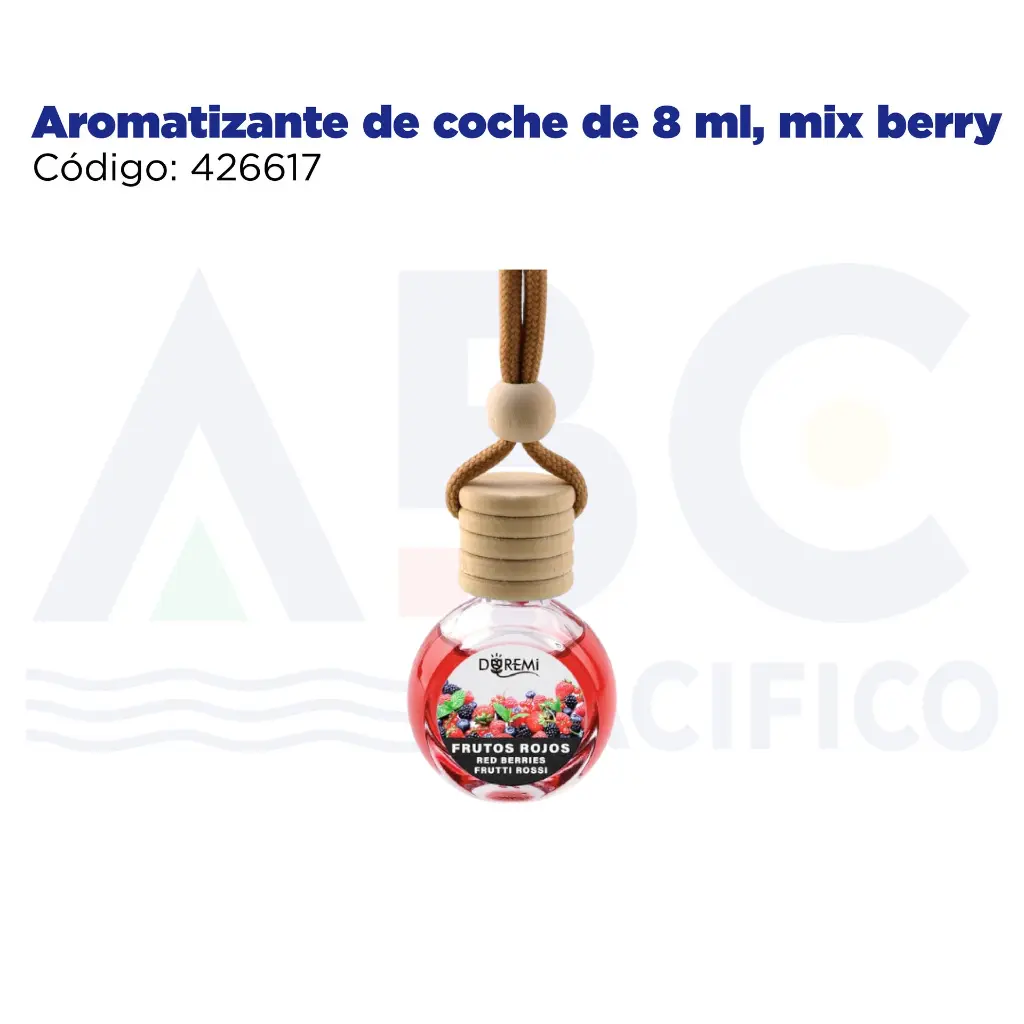 Aromatizante de coche de 8 ml, mix berry
