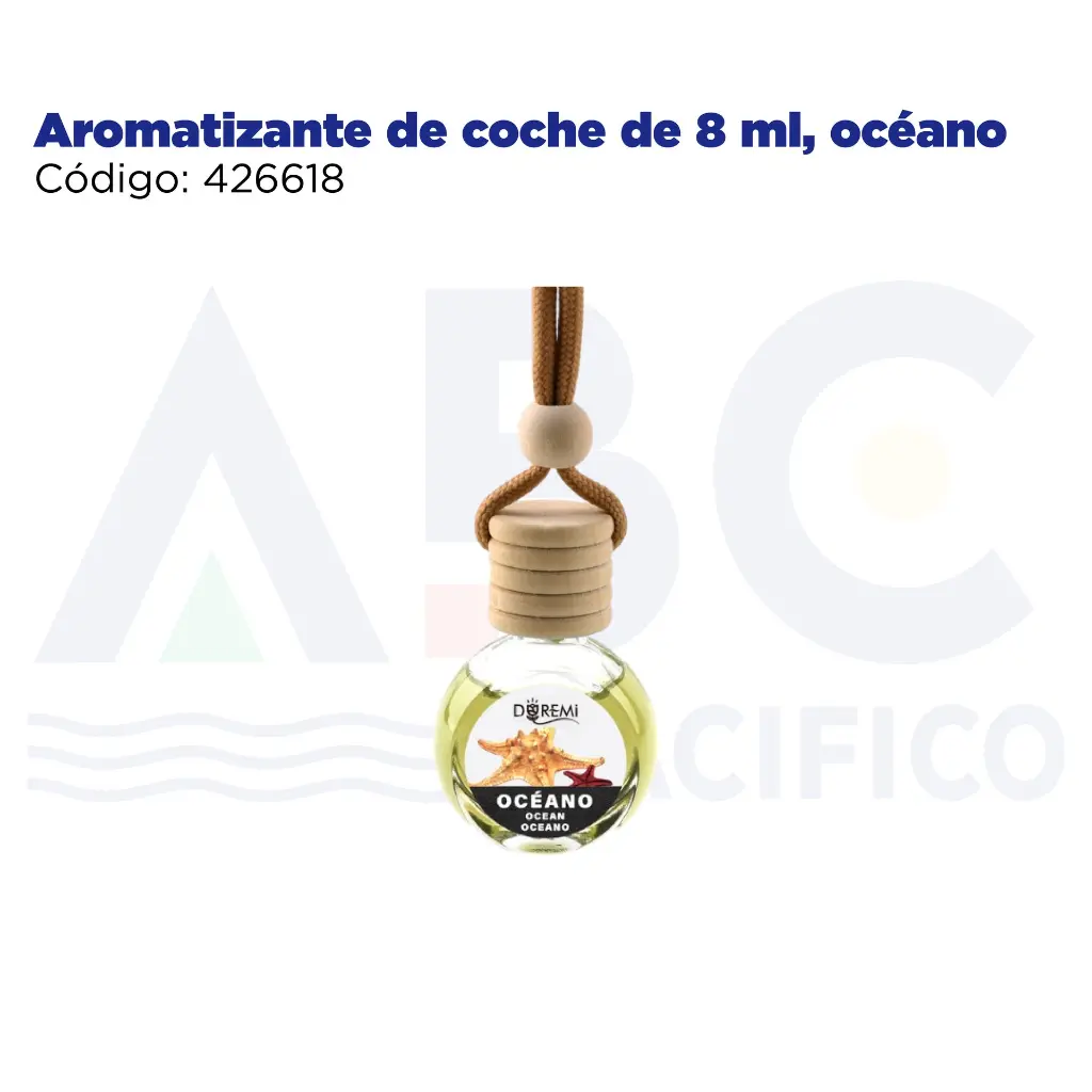 Aromatizante de coche de 8 ml, océano