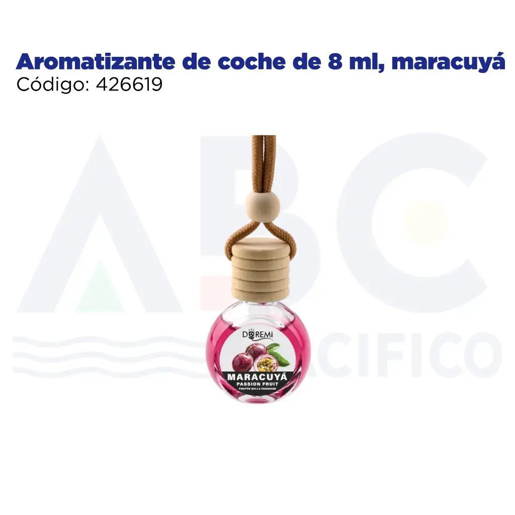 Aromatizante de coche de 8 ml, maracuyá