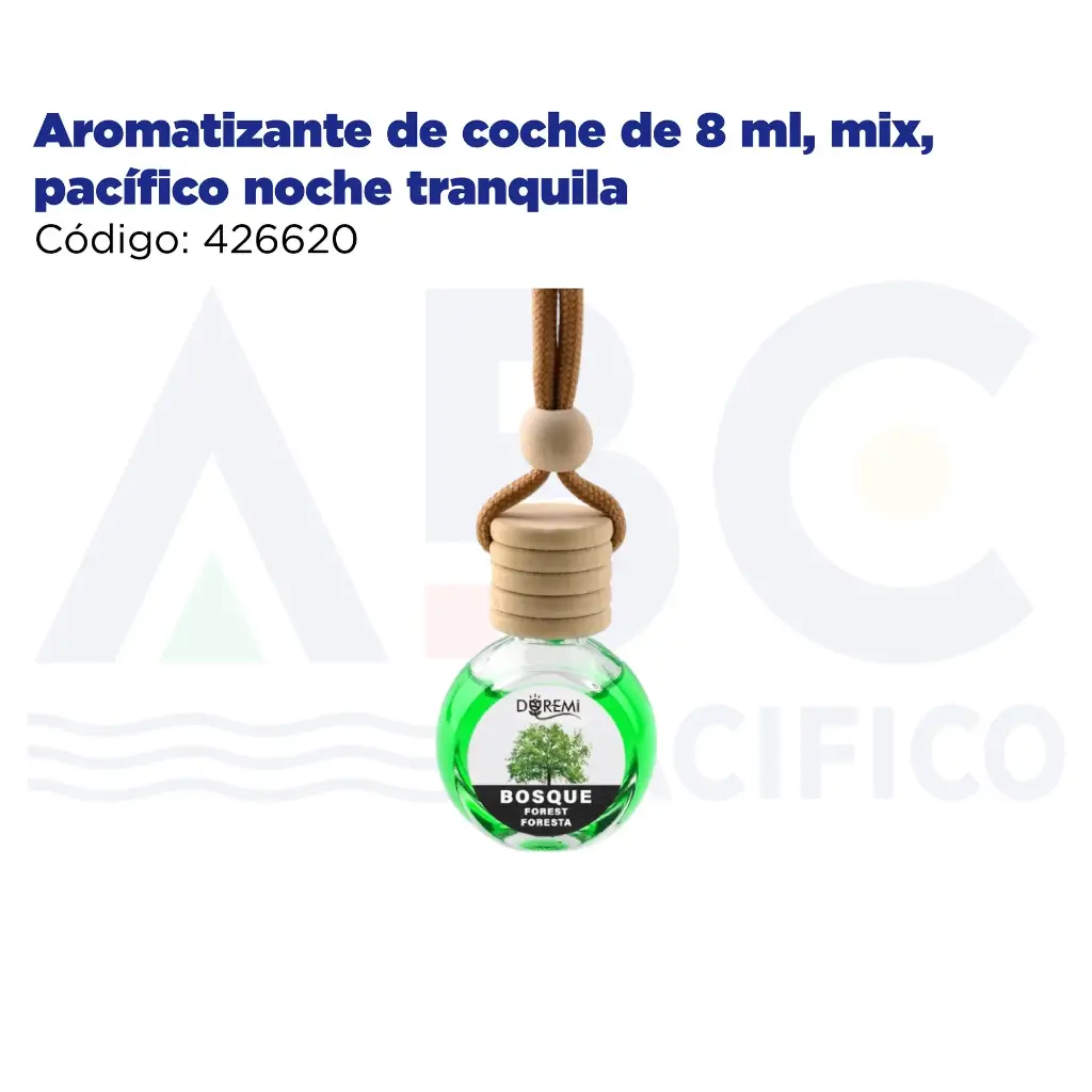 Aromatizante de coche de 8 ml, mix, pacífico noche tranquila