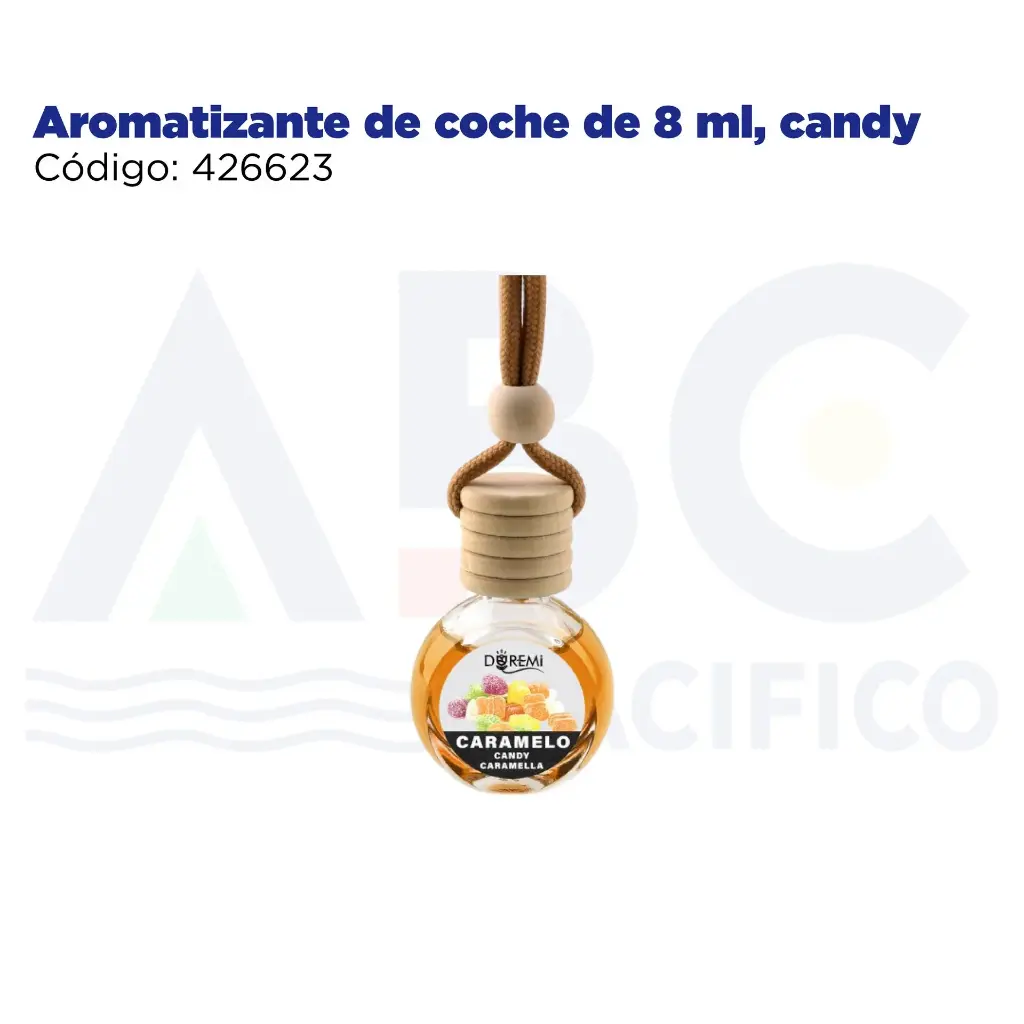 Aromatizante de coche de 8 ml, candy
