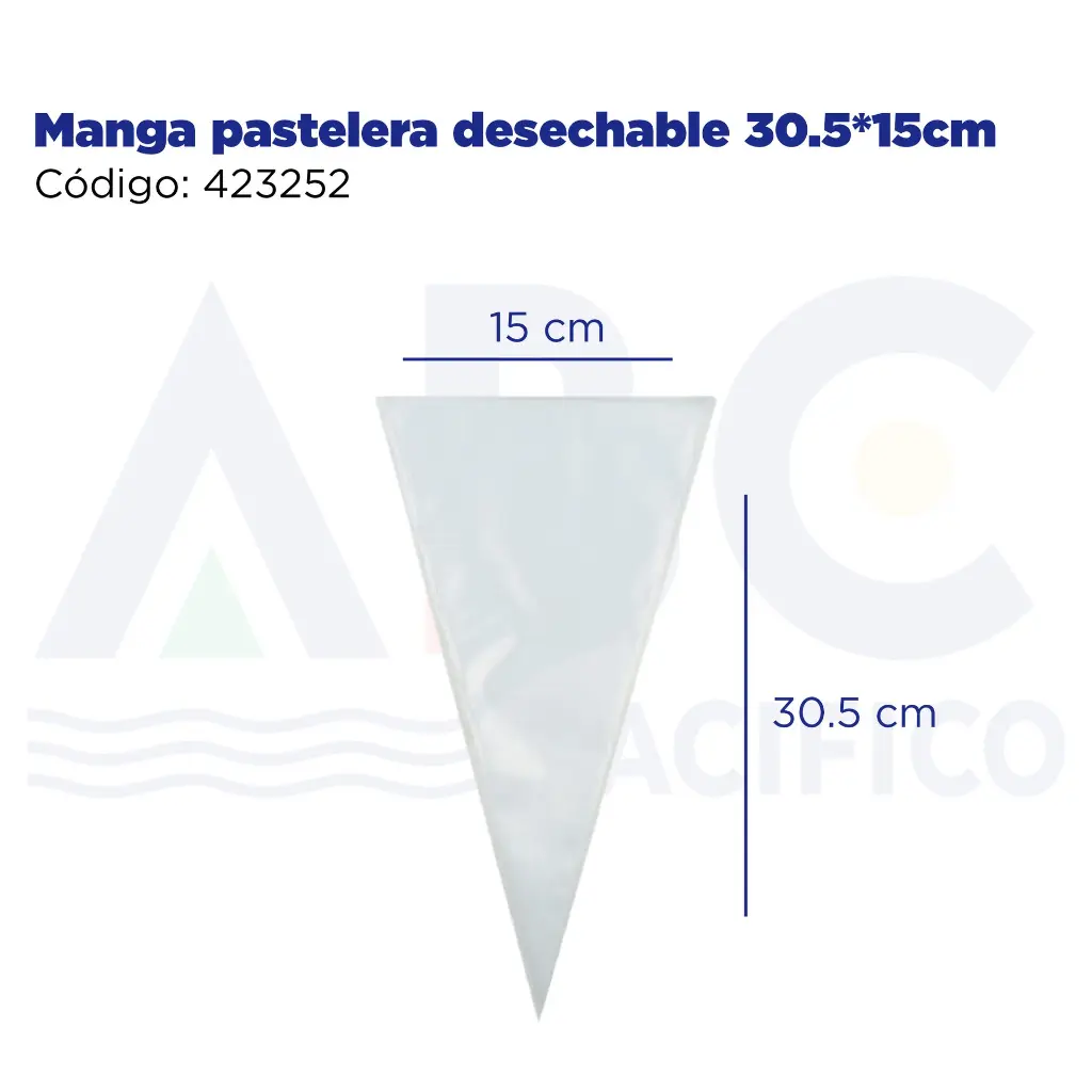 Manga pastelera desechable 30.5*15cm