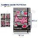 Cuaderno cocido 14.5*10.5cm