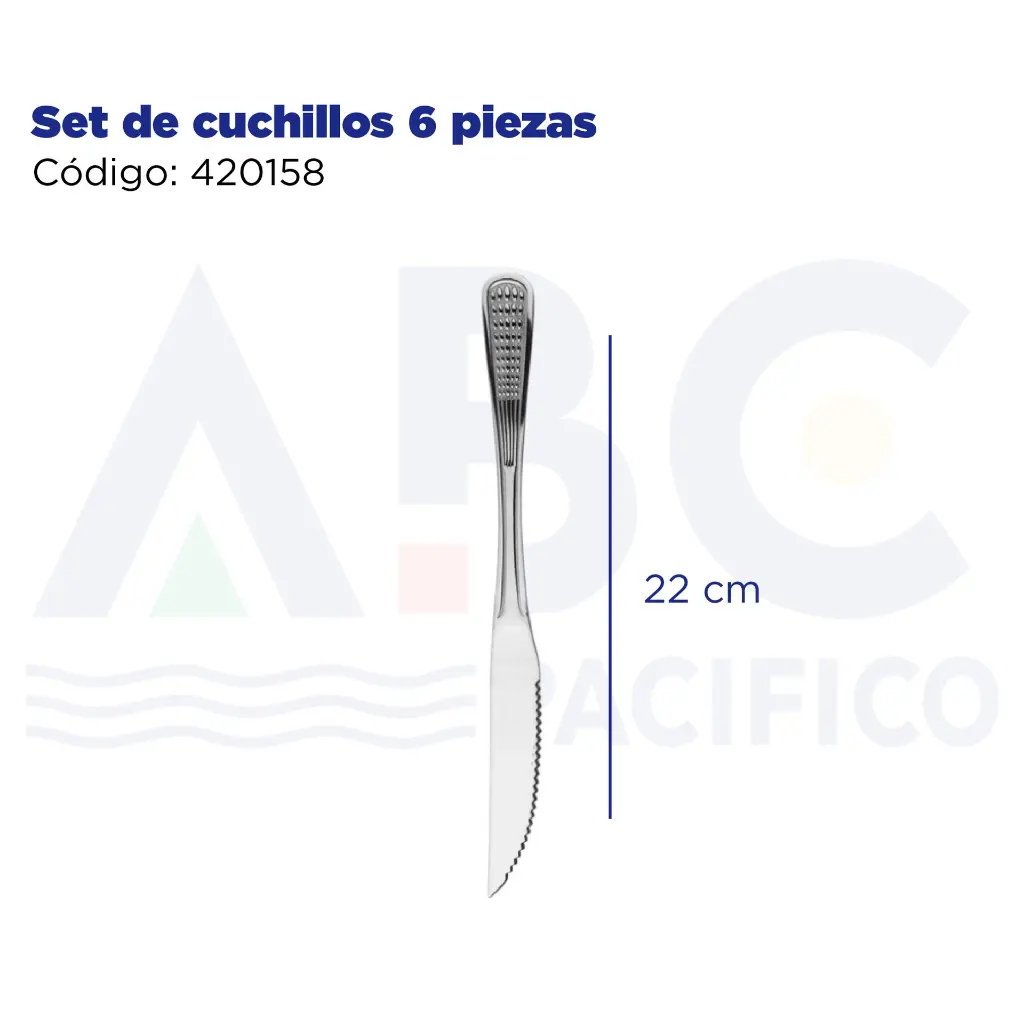 Set de cuchillos 6 piezas