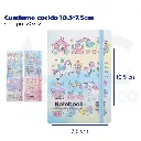 Cuaderno cocido 10.5*7.5cm